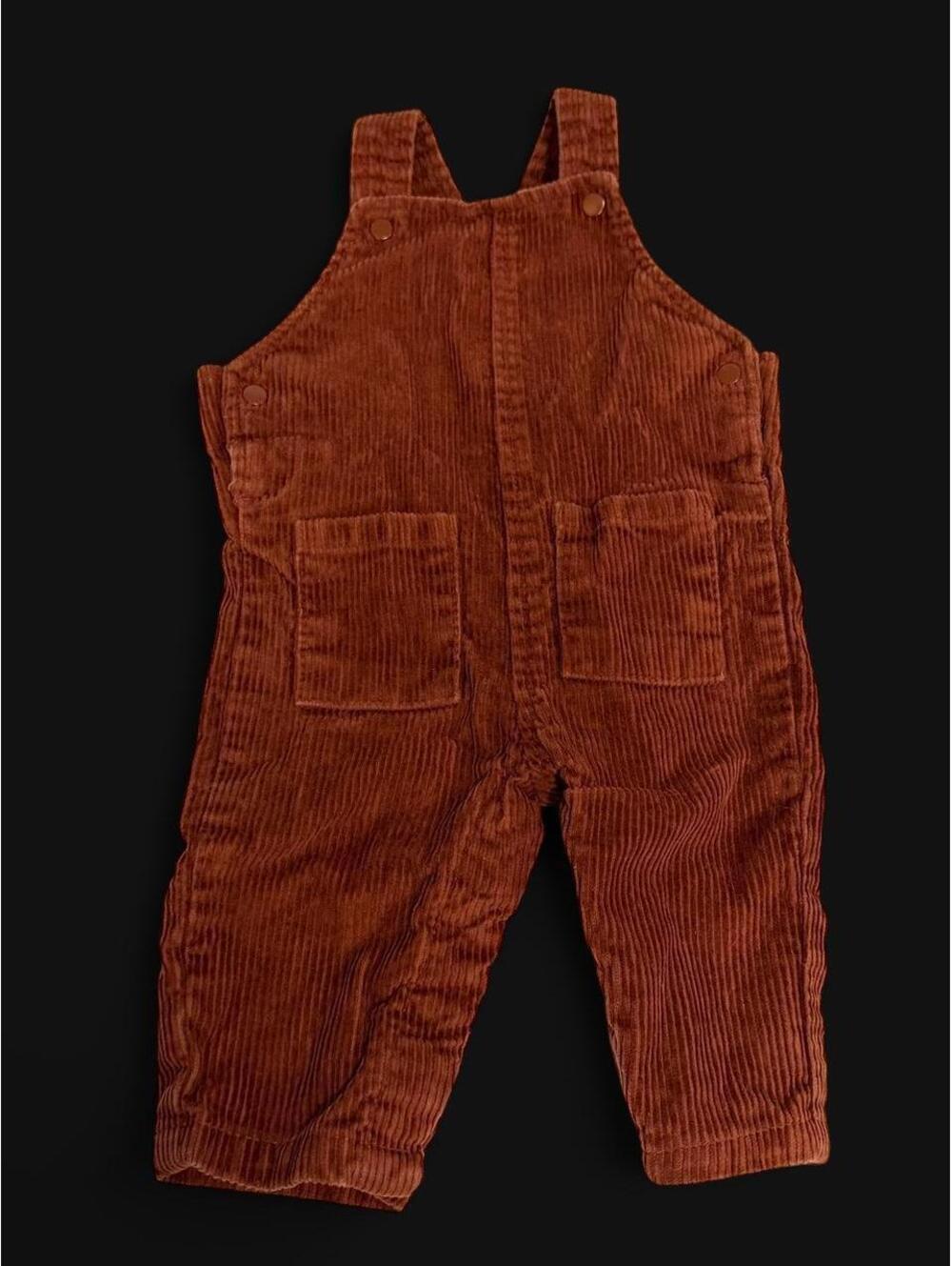 Carter's Corduroy Overalls Baby 0–3 Months Brown
